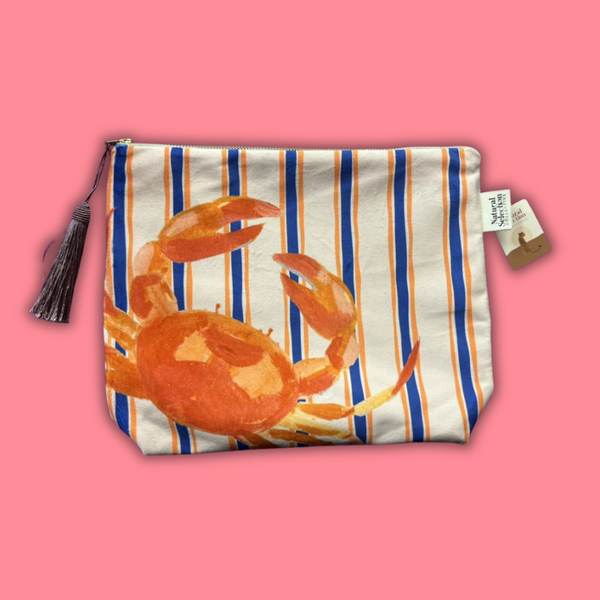 Make Up Bag Velvet | Cape Mediteranium | Finca Crab