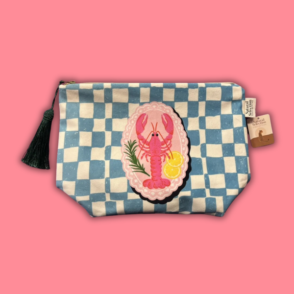 Make Up Bag | Velvet | Praia | Skopelos Lobster