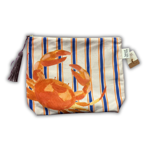 Make Up Bag Velvet | Cape Mediteranium | Finca Crab