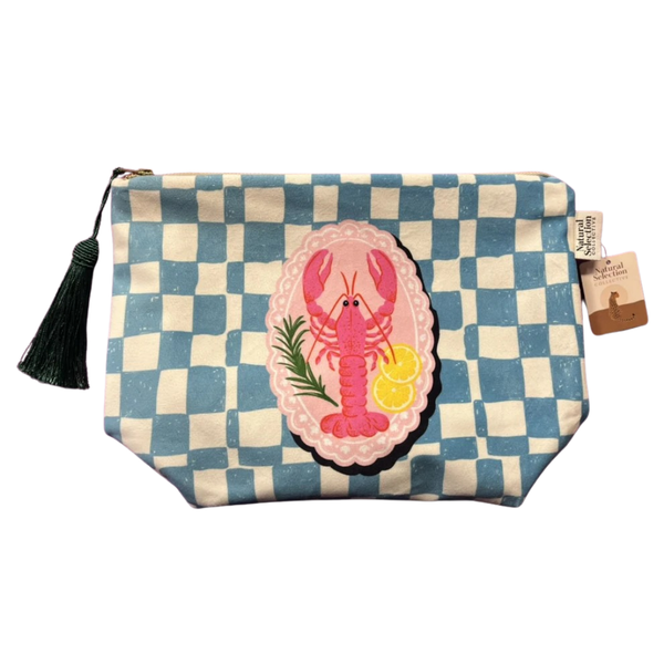 Make Up Bag | Velvet | Praia | Skopelos Lobster
