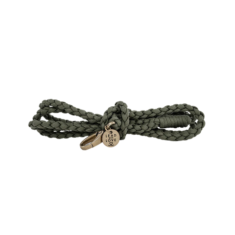 Classic Mini Lead Army Green 1.53m