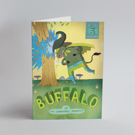 Card Single Big 5 Card - Buffalo