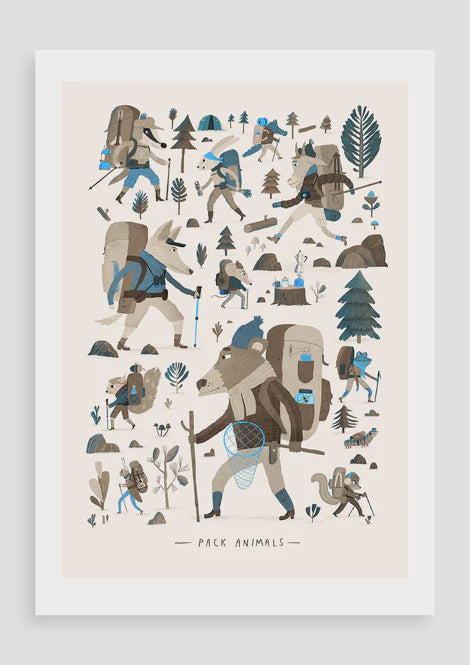 Print A4 Pack Animals