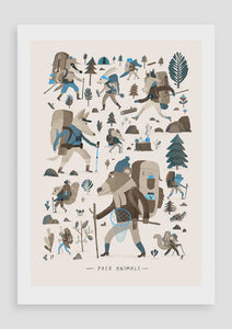 Print A5 Pack Animals