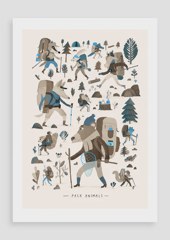 Print A5 Pack Animals
