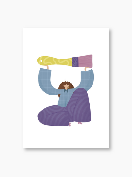 Print | A6 | Paintbrush