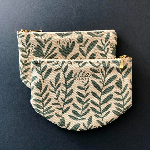 Penny Pouch Cotton | Madeline in Duck Egg Blue