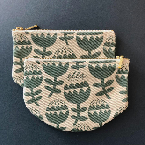 Penny Pouch Cotton | Victoria in Duck Egg Blue