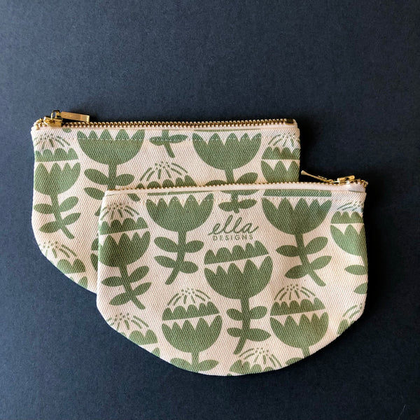 Penny Pouch Cotton | Victoria in Duck Egg Blue