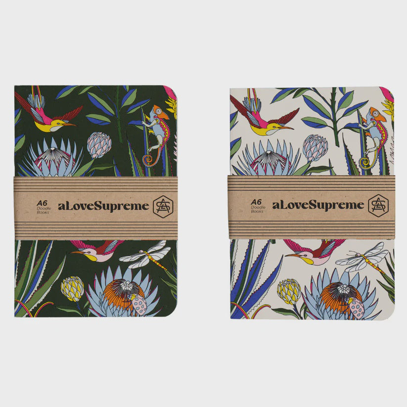 A6 Doodle Books (Blank) / Bloom Designs (Assorted)
