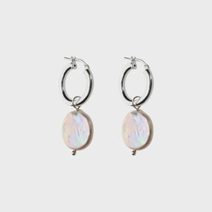 Earring sally hoops silver