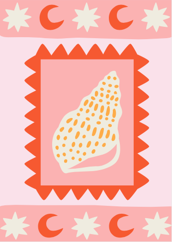 Card Shell Pink