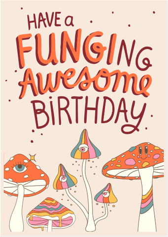 Card Fungi Birthday