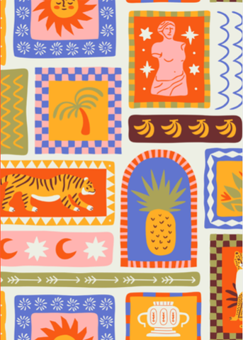 Card Colour Collage