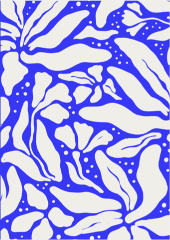 Card Foliage Fun Blue