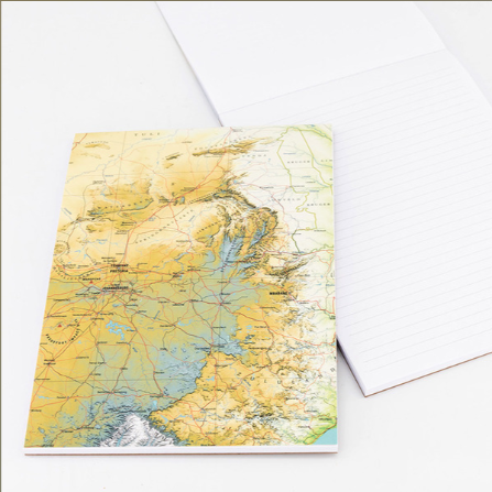 Notepad A5 Joburg to Kruger Map