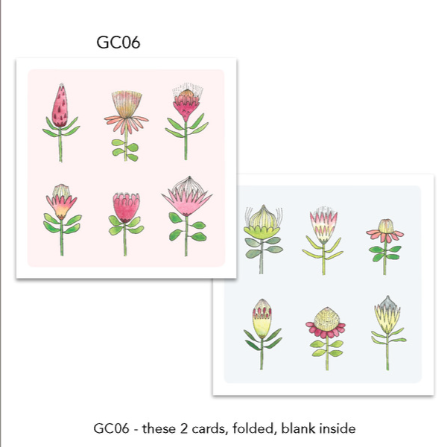 Greeting Cards (2 Pack) Proteas