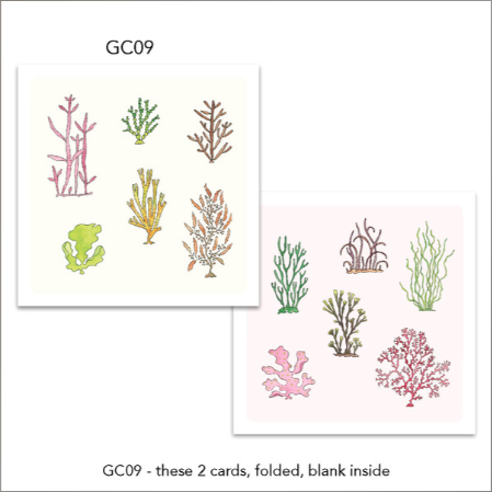 Greeting Cards (2 Pack) Seaweeds