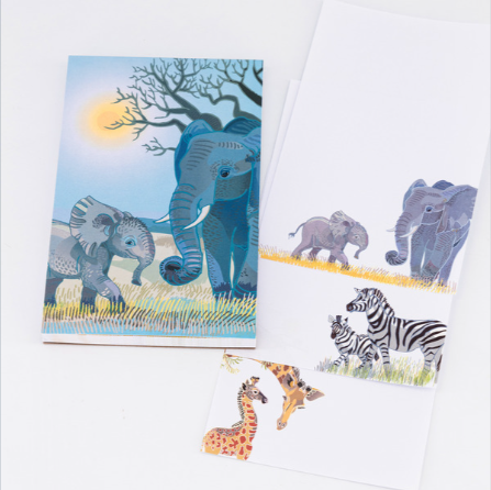 Notepad with Cover Elephant