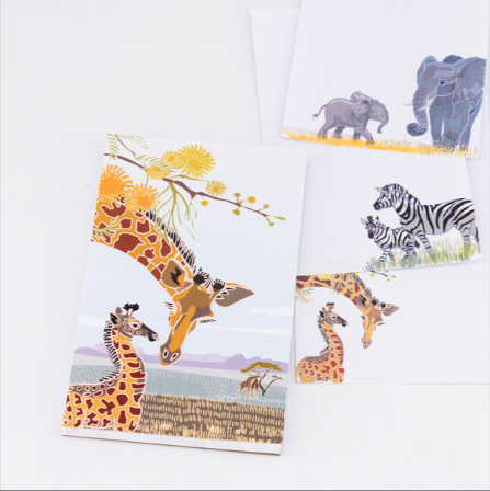 Notepad with Cover Giraffe