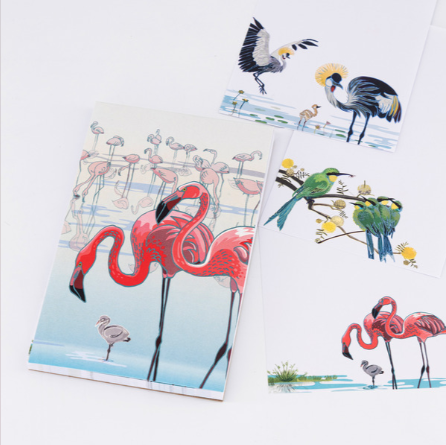 Notepad with Cover Flamingo