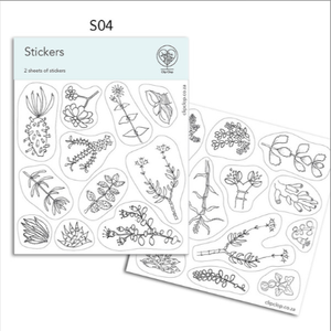 Sticker Sheet Succulents