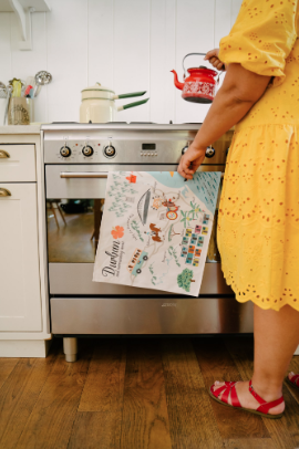 Tea Towel Map Of Durban