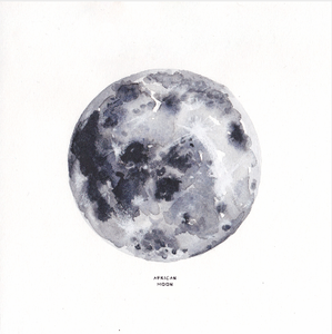 Print Moon Africa 15x15cm
