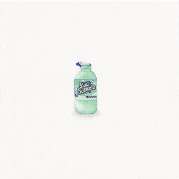 Print Sterie Stumpie cream soda A5