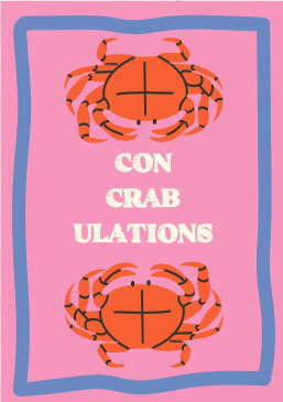 Card Crab-ulations