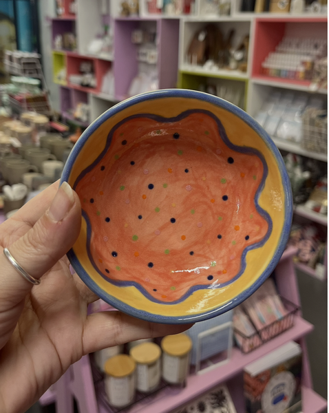 Bowl | Medium | Coral Squiggle