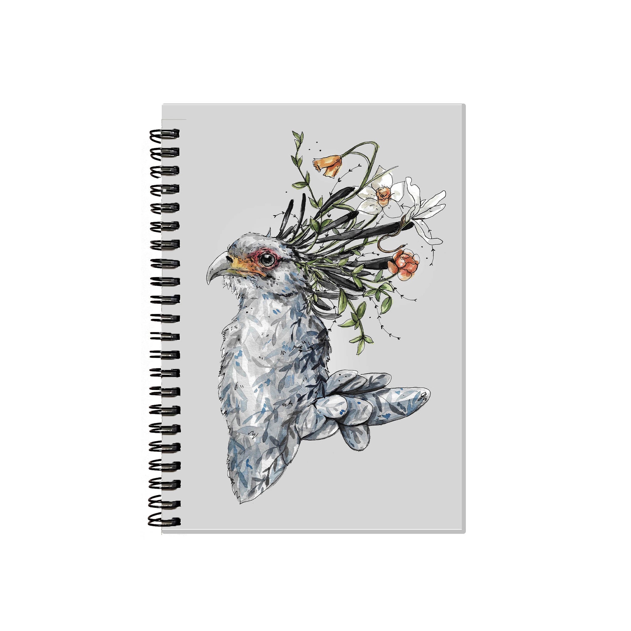 Notebook A5 Secretary bird