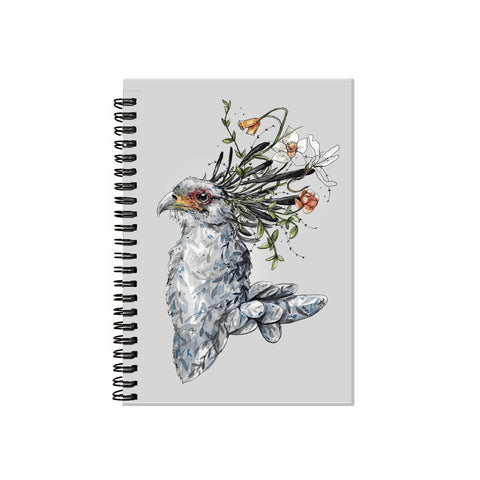 Notebook A5 Secretary bird
