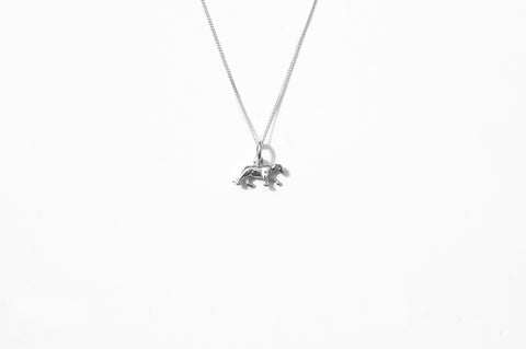 Necklace Silver Lion Pendant