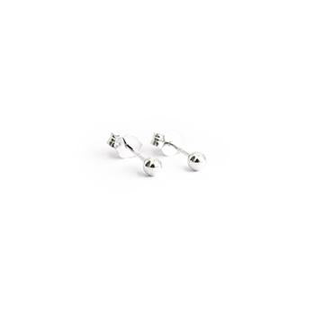 Earrings Silver Dot Studs