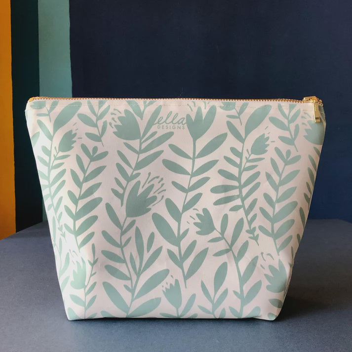 Toiletry Bag Fully Lined & Waterproof | Madeline in Mint