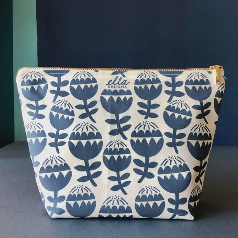 Toiletry Bag Fully Lined & Waterproof | Victoria in Deep Teal