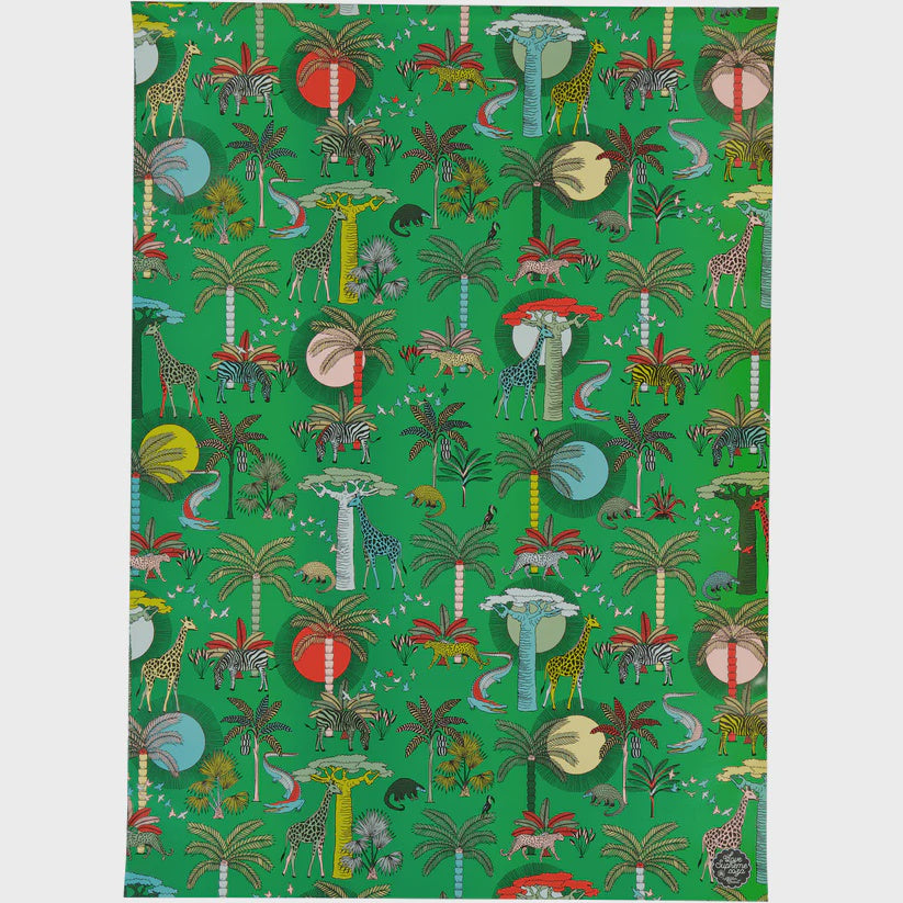 Wrapping Paper / Animal Kingdom (Green) Item