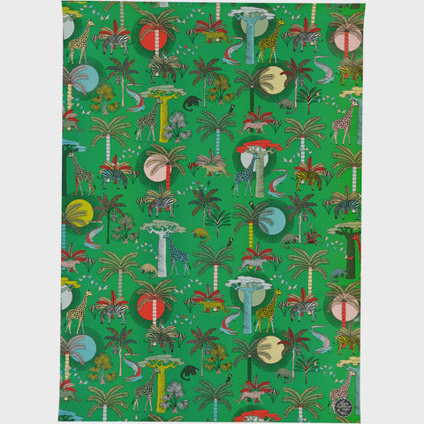 Wrapping Paper / Animal Kingdom (Green) Item