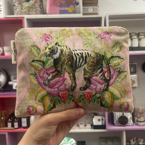 Cosmetic Bag | Velvet | Tiger Range | 1
