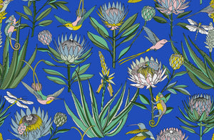 Coin Purses / Bloom (Sky Blue on Blue)