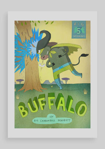 Print A3 Big5Buffalo