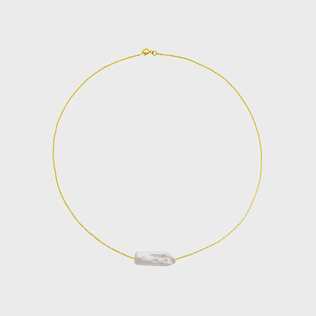 Necklace baguette gold