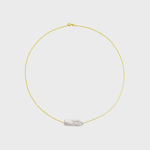 Necklace baguette gold
