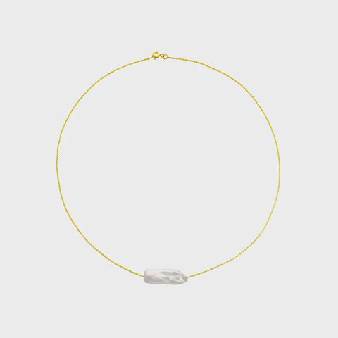 Necklace baguette gold
