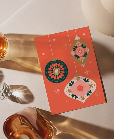 Card A6 Baubles