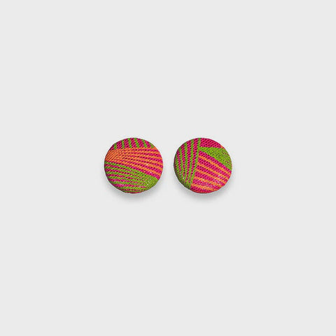 Akhona Plain Stud Earrings Pink