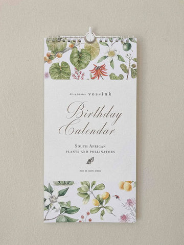 Birthday Calendars Plants and Pollinators