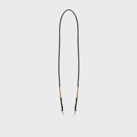 Nifties Sunglasses Strap | Black | Gold & Olive