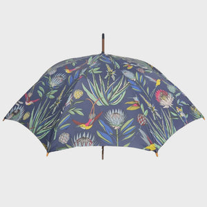 Umbrellas (Rain) / Bloom (Navy Multi Coloured)